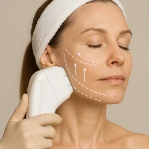 Woman having HI-FU to reduce wrinkles call LA LIPO Havant Now!