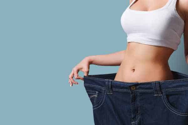 woman after fat reduction treatment Havant