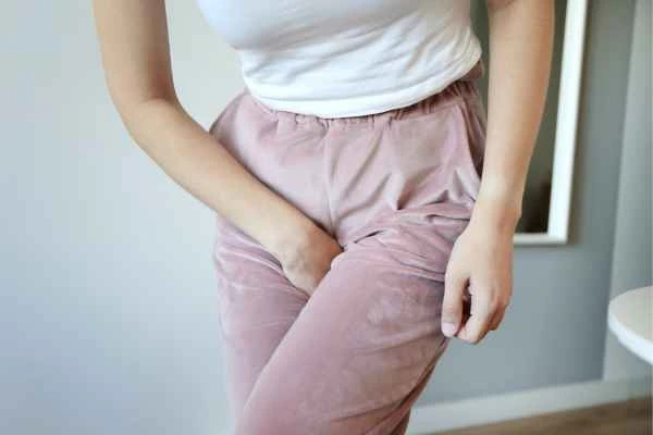 woman struggling with urine incontinence Havant