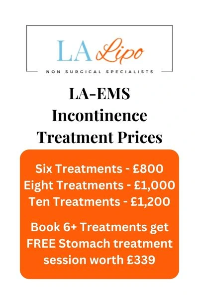 LA-EMS Incontinence Treatment Prices Havant