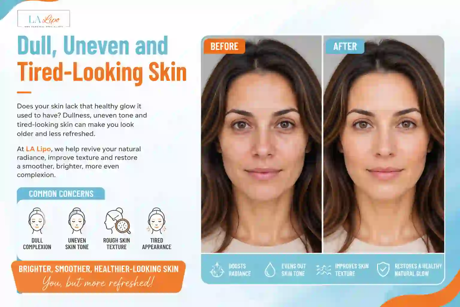 Sign #5: Dull, Uneven and Tired-Looking Skin Havant